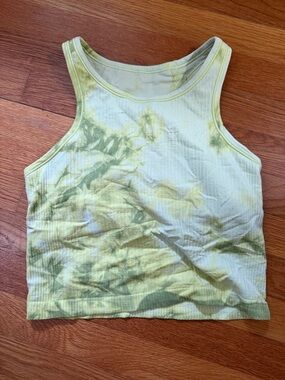 lululemon athletica Ebb to Street crop Tie-Dye Ribbed Tank